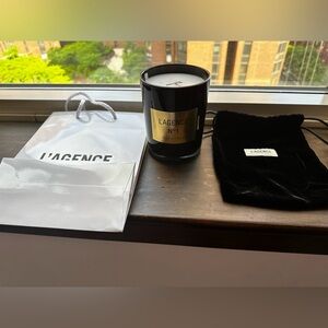 New L’Agence No 1 Suede et Santal large 15oz candle with bags